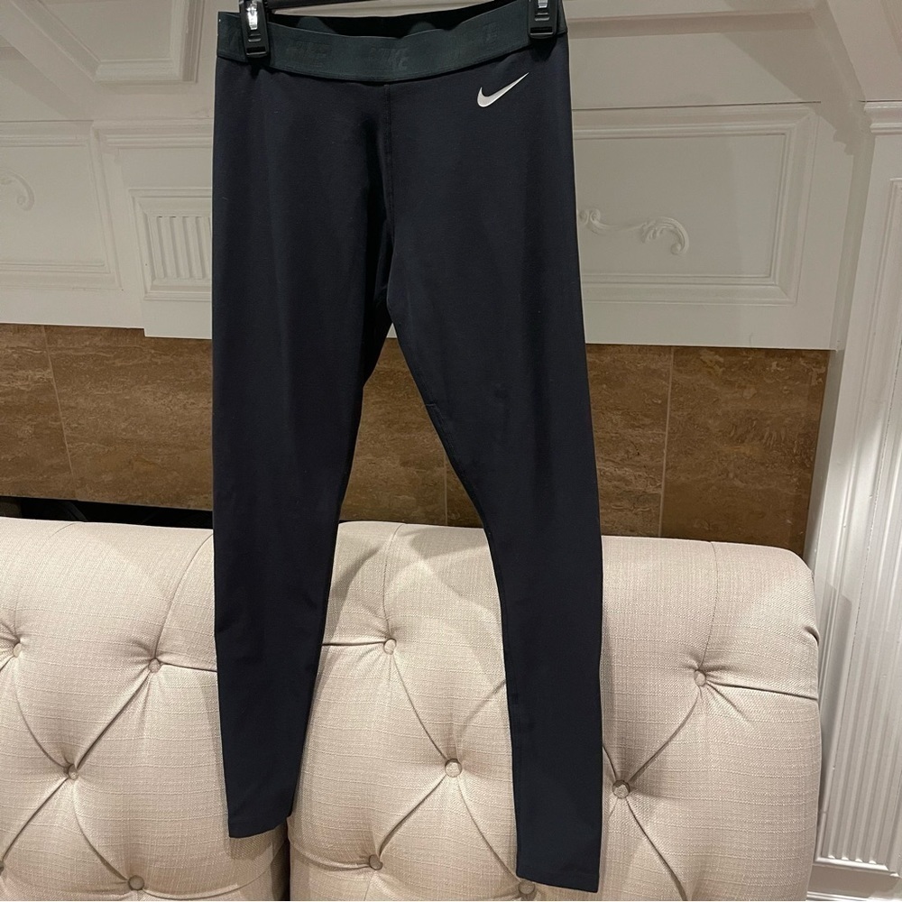 AX: Nike Athletic Pants Black Sz S Polyester/Elastane Blend